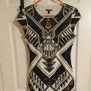 Express sequin dress
